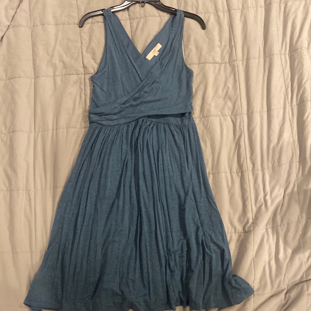 Wrap top knit dress size small